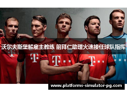 沃尔夫斯堡解雇主教练 前拜仁助理火速接任球队指挥